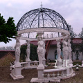 Fine Workmanship marble carving figure stone gazebo